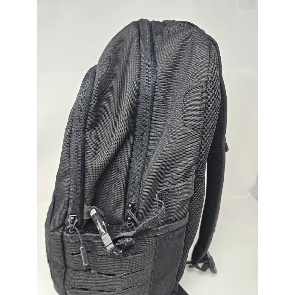 Samurai Tactical Backpack Black MOLLE Storage Laptop Compartment Good Condition
